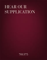 Hear Our Supplication SSA choral sheet music cover